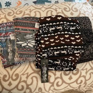 True Rock Multicolor Patterned Leggings Trio